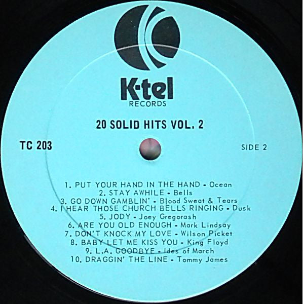 Various : 20 Solid Hits Volume II (LP, Comp)