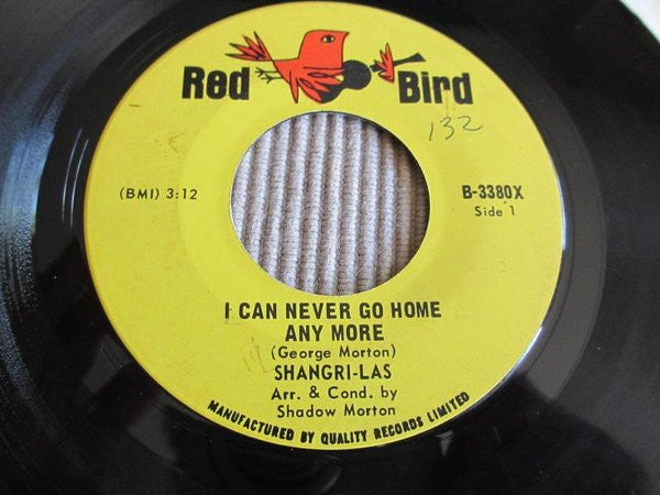 The Shangri-Las : I Can Never Go Home Any More (7", Single)