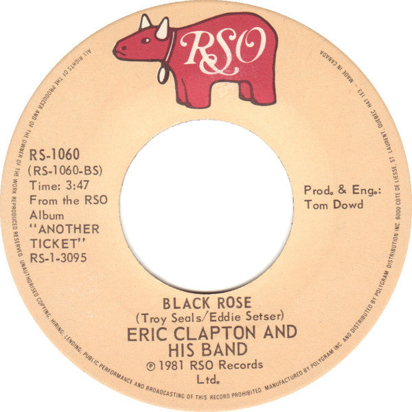 Eric Clapton And His Band : I Can't Stand It (7", Single)
