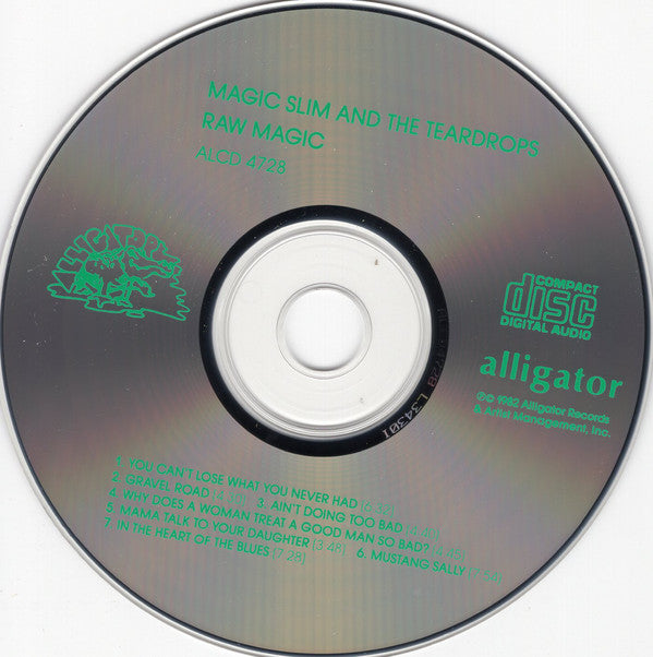 Magic Slim & The Teardrops : Raw Magic (CD, Album)