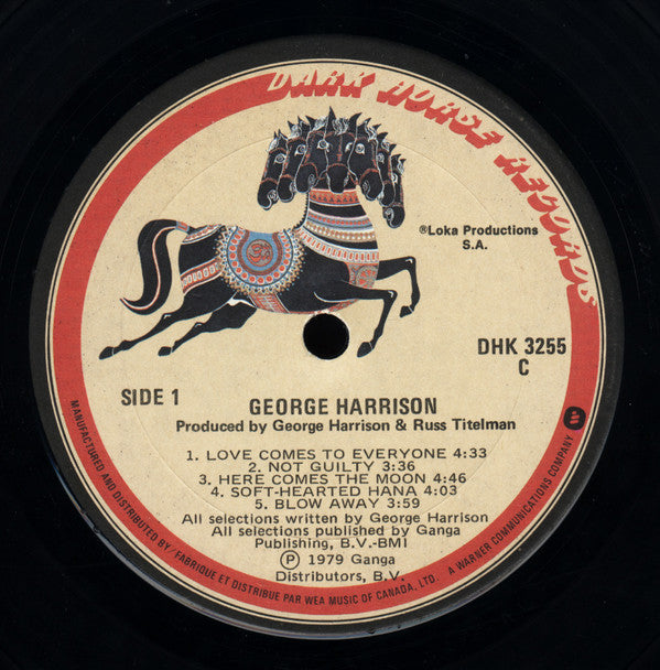 George Harrison : George Harrison (LP, Album)
