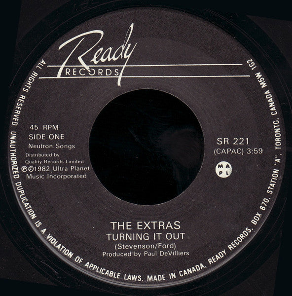 The Extras : Turning It Out (7", Single)