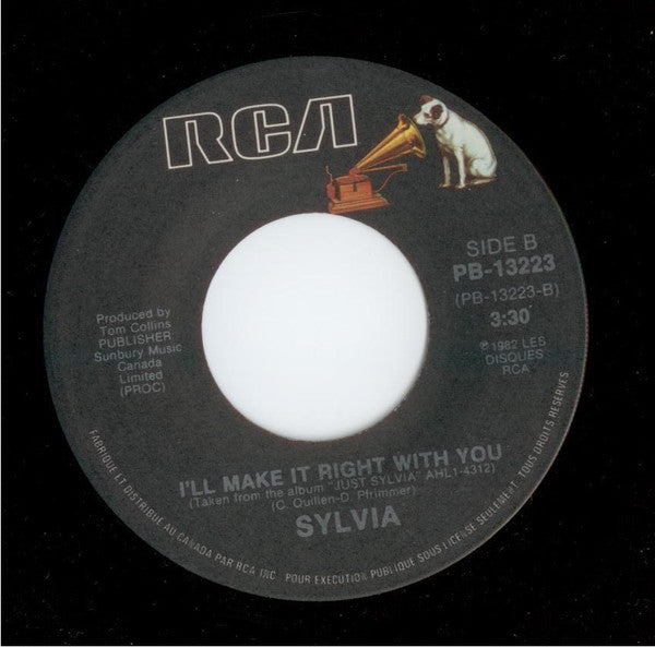 Sylvia (7) : Nobody (7")