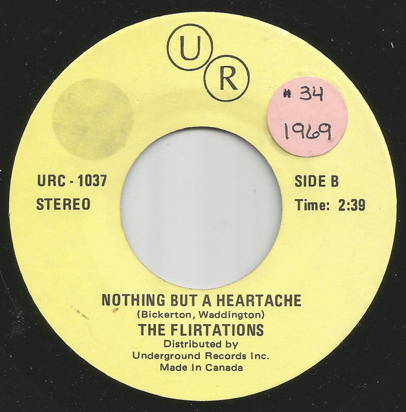 Hedgehoppers Anonymous / The Flirtations : It's Good News Week / Nothing But A Heartache (7", Yel)