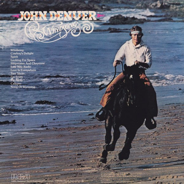 John Denver : Windsong (LP, Album, Gat)