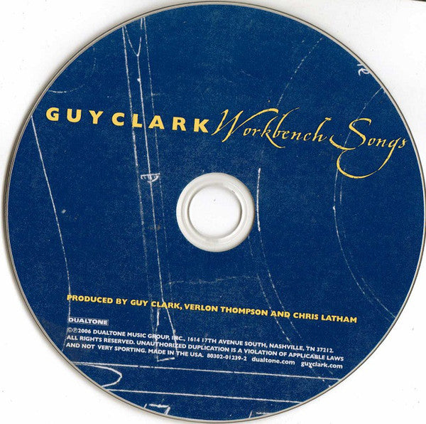 Guy Clark : Workbench Songs (CD, Album)