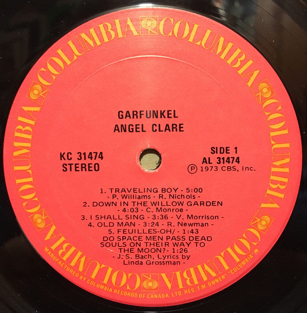 Art Garfunkel : Angel Clare (LP, Album)