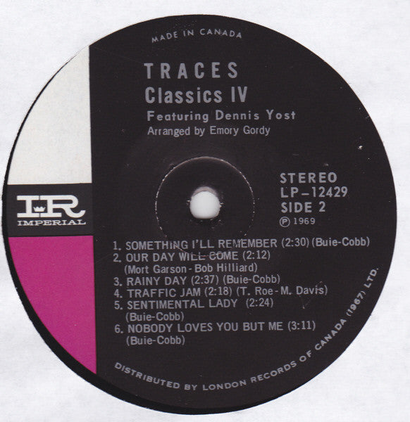 The Classics IV : Traces (LP, Album)