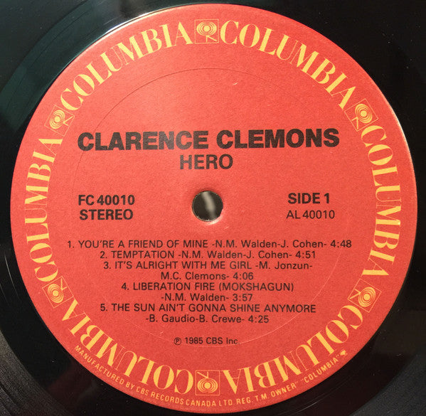 Clarence Clemons : Hero (LP, Album)