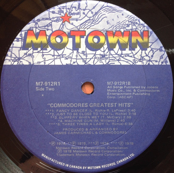 Commodores : Greatest Hits (LP, Comp)