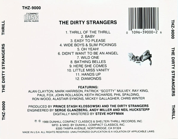 The Dirty Strangers : The Dirty Strangers (CD, Album)