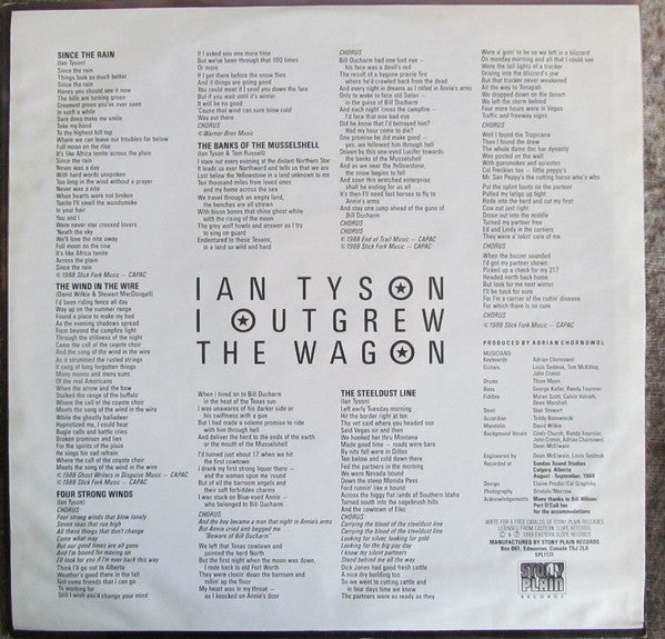 Ian Tyson : I Outgrew The Wagon (LP, Album)