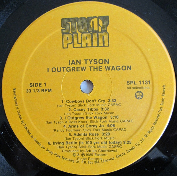 Ian Tyson : I Outgrew The Wagon (LP, Album)