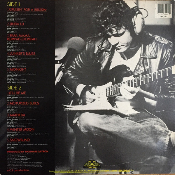 Mike Bloomfield : Cruisin' For A Bruisin' (LP, Album)