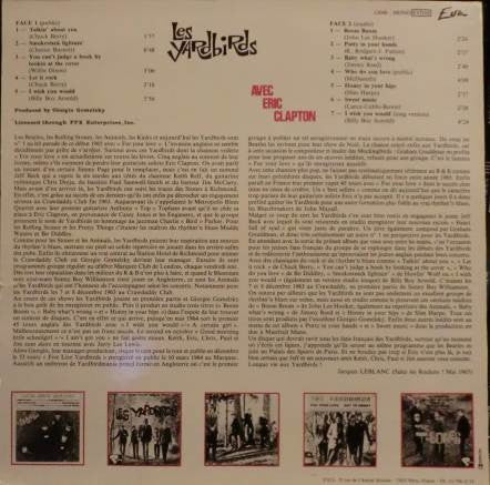 Les Yardbirds* : Avec Eric Clapton (LP, Comp)