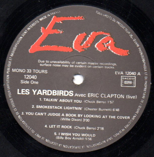 Les Yardbirds* : Avec Eric Clapton (LP, Comp)