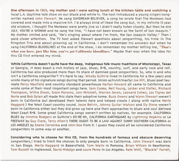 Dave Alvin : West Of The West (CD, Album, Dig)