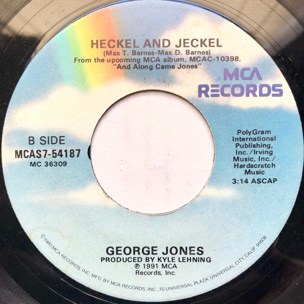 George Jones (2) : You Couldn't Get The Picture (7")
