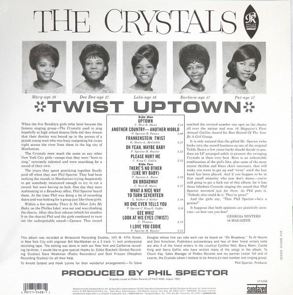 The Crystals : Twist Uptown (LP, Album, RE, 180)