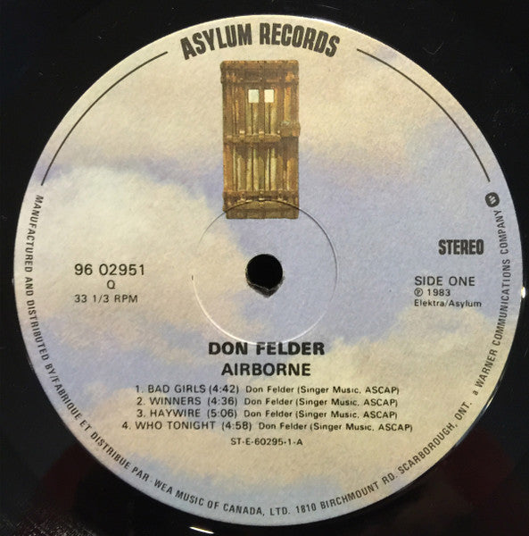 Don Felder : Airborne (LP, Album)