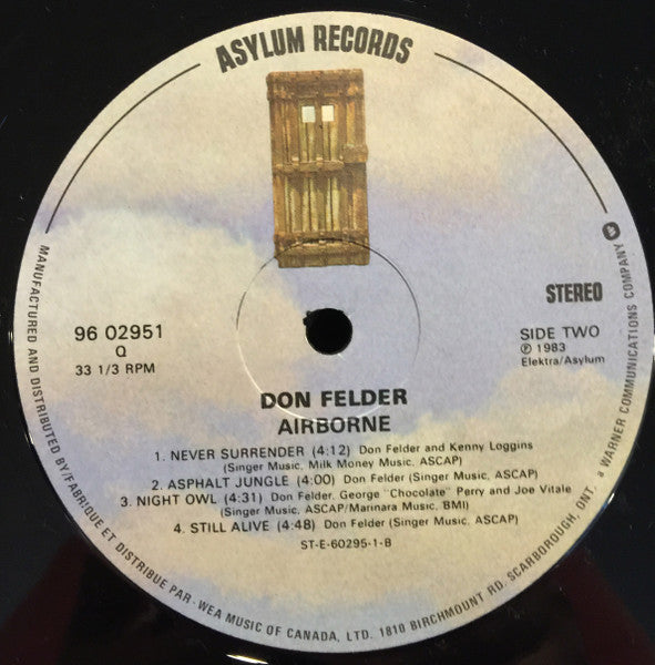 Don Felder : Airborne (LP, Album)