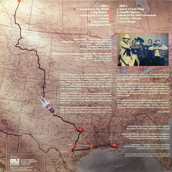 The Amos Garrett, Doug Sahm, Gene Taylor Band : The Return Of The Formerly Brothers (LP, Album)