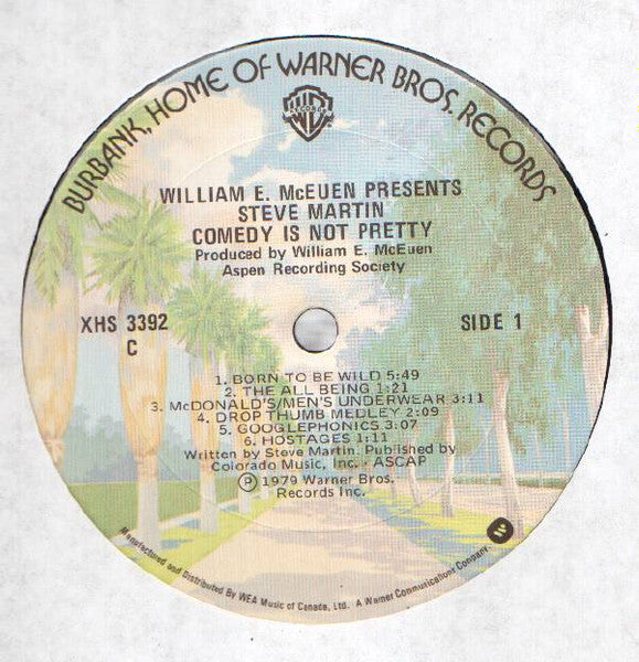 Steve Martin (2) : Comedy Is Not Pretty (LP, Album)