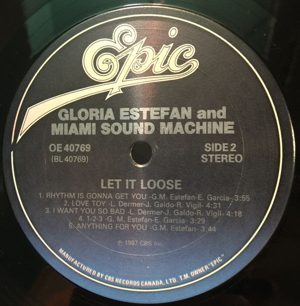 Miami Sound Machine : Let It Loose (LP, Album)