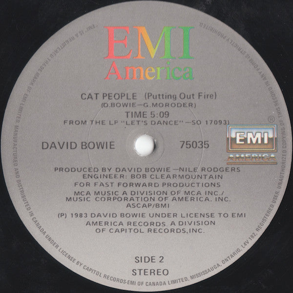 David Bowie : Let's Dance (12", Single)