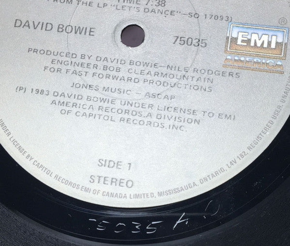 David Bowie : Let's Dance (12", Single)