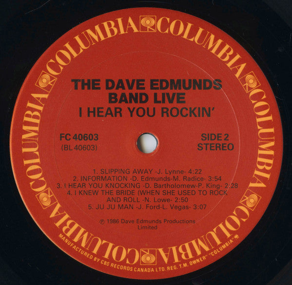 The Dave Edmunds Band : I Hear You Rockin' (LP, Album)