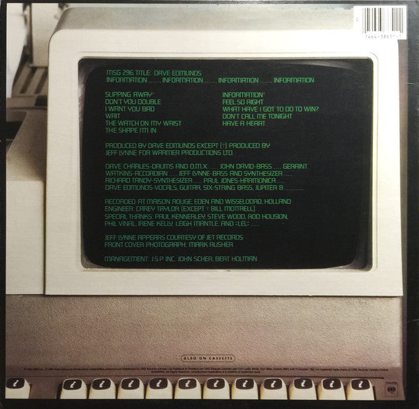 Dave Edmunds : Information (LP, Album)