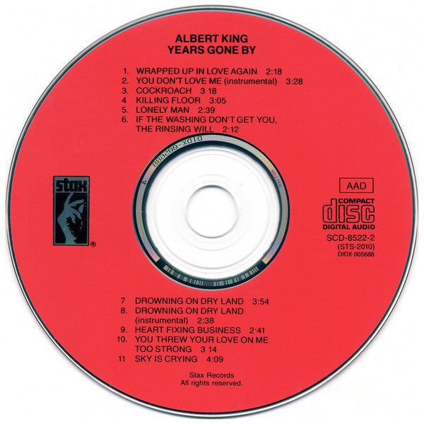 Albert King : Years Gone By (CD, Album, RE)
