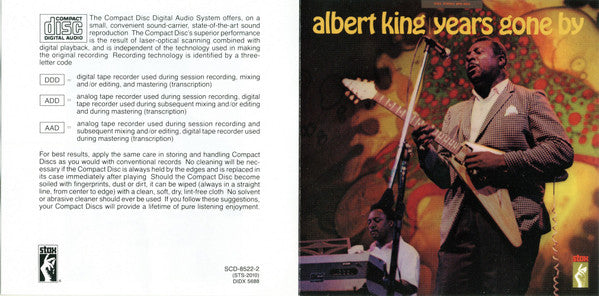 Albert King : Years Gone By (CD, Album, RE)