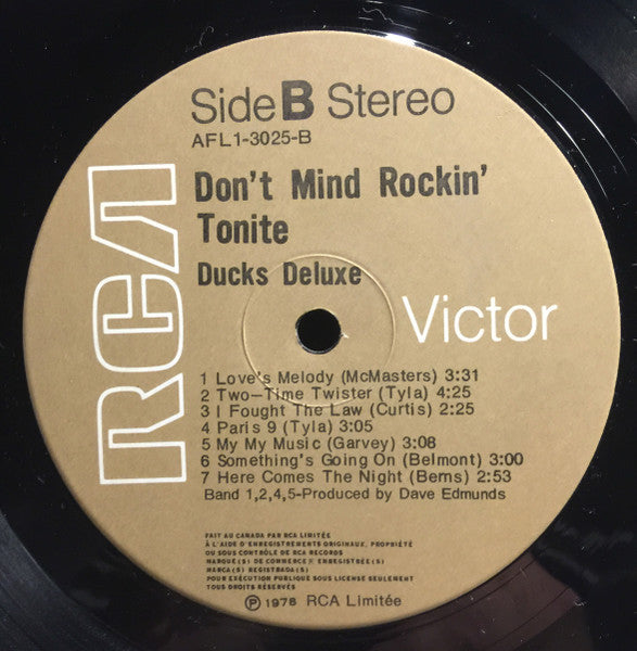 Ducks Deluxe : Don't Mind Rockin' Tonite (LP, Comp)