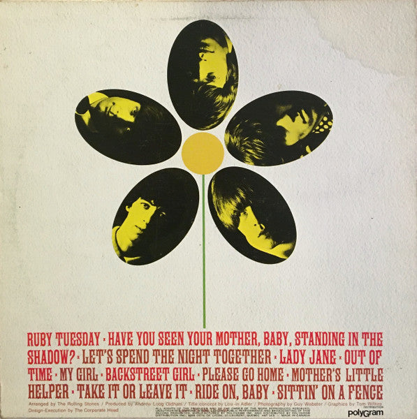 The Rolling Stones : Flowers (LP, Comp, RE, Qua)