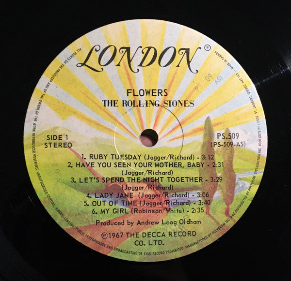 The Rolling Stones : Flowers (LP, Comp, RE, Qua)