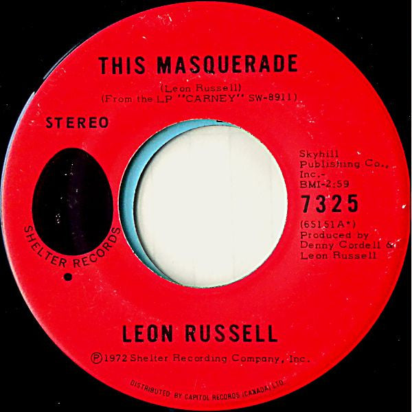 Leon Russell : Tight Rope (7", Single)