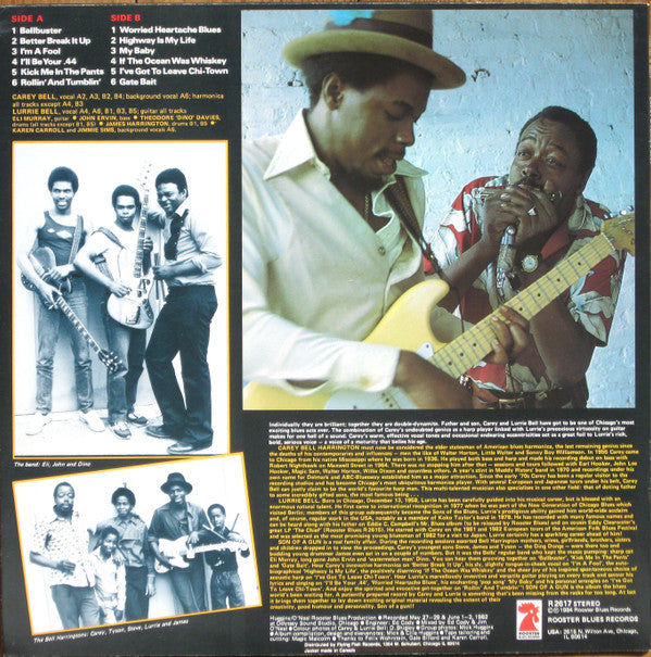 Carey Bell & Lurrie Bell : Son Of A Gun (LP, Album)