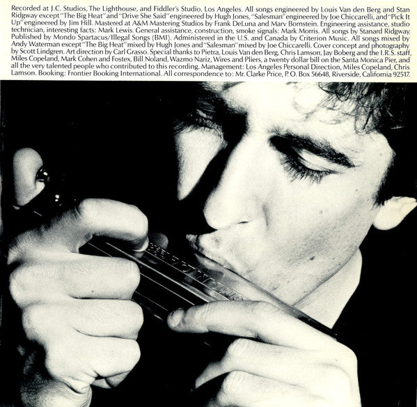 Stan Ridgway : The Big Heat (LP, Album, Gol)