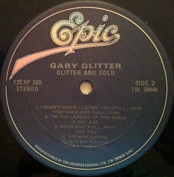 Gary Glitter : Glitter And Gold (12", EP)