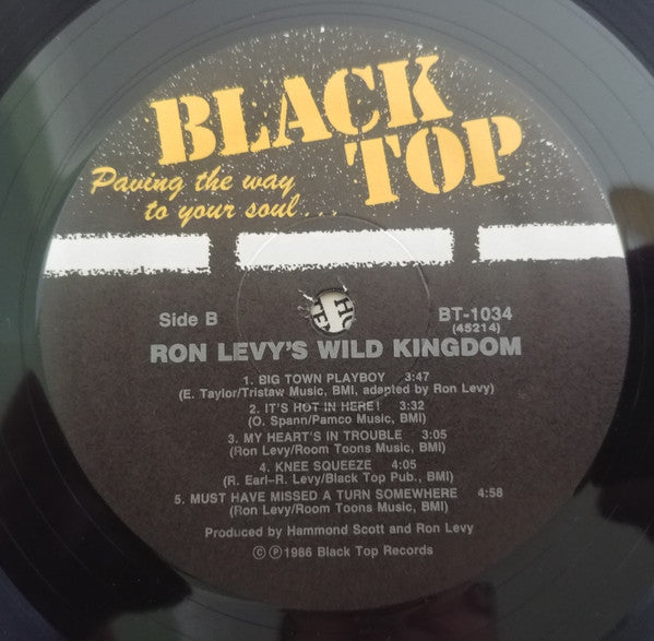 Ron Levy's Wild Kingdom Featuring Ronnie Earl, Kim Wilson, Wayne Bennett (2), Jimmie Vaughan : Ron Levy's Wild Kingdom Featuring Ronnie Earl, Kim Wilson, Wayne Bennett, Jimmie Vaughan (LP, Album)