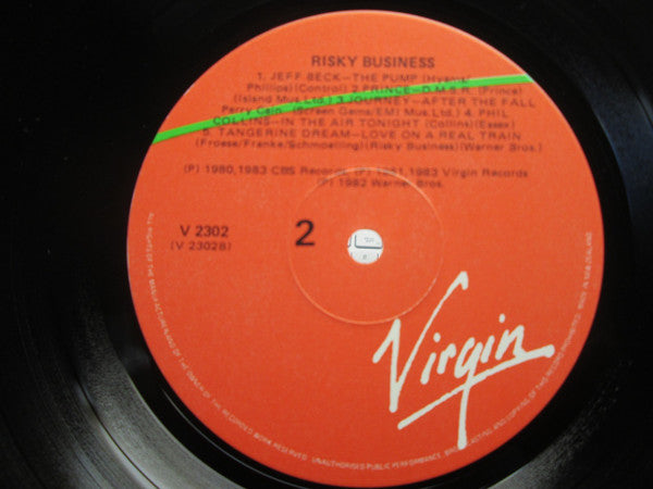 Various : Risky Business - Soundtrack (LP, Comp)