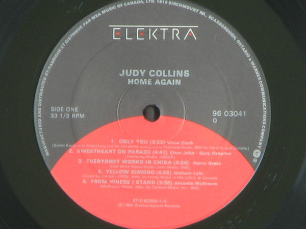 Judy Collins : Home Again (LP, Album)