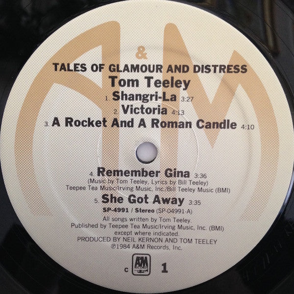 Tom Teeley : Tales Of Glamour And Distress (LP, Album)