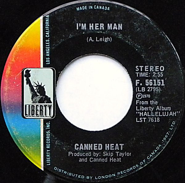 Canned Heat : Let's Work Together (7", Single)