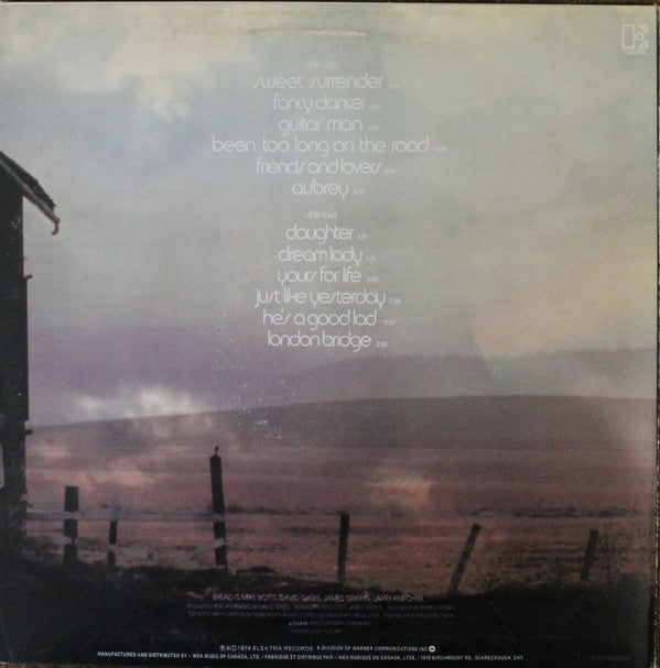 Bread : The Best Of Bread (Volume Two) (LP, Comp)
