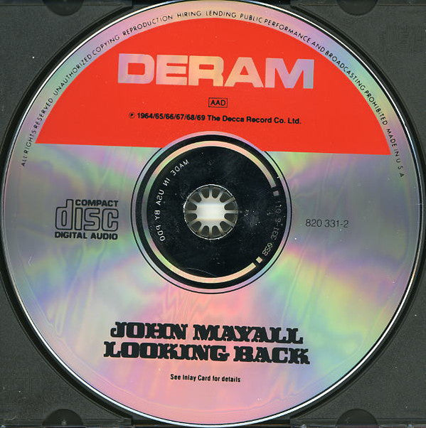 John Mayall : Looking Back (CD, Comp, Mono, RE, RM, PDO)