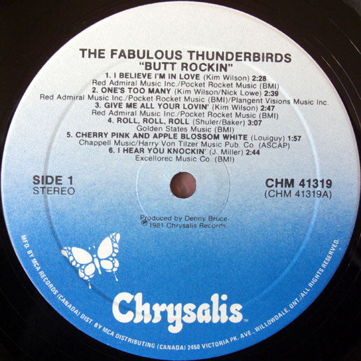 The Fabulous Thunderbirds : Butt Rockin' (LP, Album)
