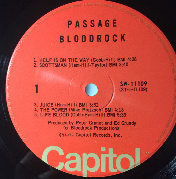 Bloodrock : Passage (LP, Album)